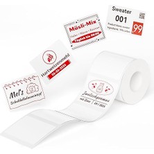 Niimbot T50X30MM 230 Adet Kırmızı&siyah Çift Renk Etiket (B21PRO)