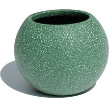 Hobi Tarım Beton Küre Saksı 27X30CM