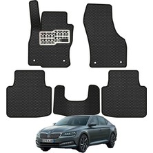 Rebols Skoda Superb 2015-2023 Uyumlu Araca Özel Eva Oto Paspas Takımı