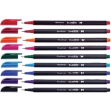 Mopak Masaüstü Smokin Ince Uçlu Keçeli Kalem 0,4 mm 9'lu