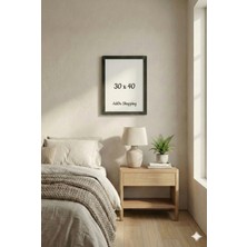 Otay Ev Dekorasyon Modern Siyah Çerçeve - Kırılmaz Pleksi Korumalı Kompozit Poster,fotoğraf ve Resim Çerçevesi