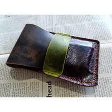 Mahfuz Gerçek Deri Özel Kalemleriniz Için Kalemlik Kalem Kutu ( 5*6 Kalem Için ) 28 cm \ 9.5 cm  NLU279