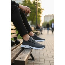 Enoch Ortopedik Bağcıksız Görünümlü Örgülü Sneaker