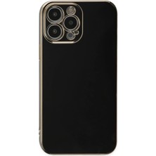 Alem Iphone 15 Pro Max Kılıf Volet Silikon - Siyah