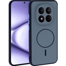 M.TK Moveteck Xiaomi Redmi Note 15 Pro 4g Kılıf Kamera Korumalı Magsafe Şarj Özellikli Yumuşak Kenarlı Hassas Butonlu Mat Silikon Kapak