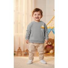 MİNİM Otobüs Baskılı Penye 2 Li Bebe Takım - Günlük - Bayramlık - Özel Gün