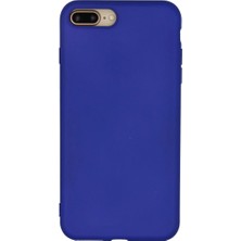 Alem Iphone 7 Plus Kılıf Nano Içi Kadife Silikon - Lacivert