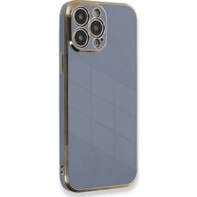 Alem Iphone 15 Pro Kılıf Volet Silikon - Mavi
