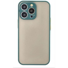 Alem Iphone 15 Pro Kılıf Montreal Silikon Kapak - Yeşil