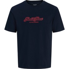 Jack & Jones Erkek Gögüs Logo Baskili Tisört - Catskill