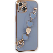 Alem Iphone 14 Plus Kılıf Esila Silikon - Gri