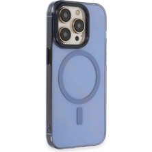 Alem Iphone 14 Pro Kılıf Anka Pc Magneticsafe Sert Metal Kapak - Sierra Blue