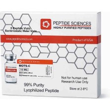 Peptide Sciences Mots-C 10 Mg – %99 Saflık Liyofilize Peptid