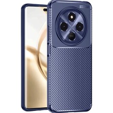 Alem Tecno Spark 30C Kılıf Auto Focus Karbon Kapak - Lacivert