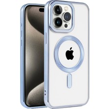 Alem Iphone 14 Pro Max Kılıf Kronos Magsafe Kapak - Sierra Blue