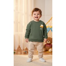 MİNİM Otobüs Baskılı Penye 2 Li Bebe Takım - Günlük - Bayramlık - Özel Gün