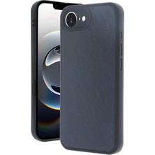 Alem Iphone 16E Kılıf Aras Deri Kapak - Lacivert