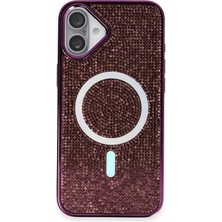 Alem Joko Iphone 16 Plus Kılıf Helen Magsafe Kapak - Derin Mor