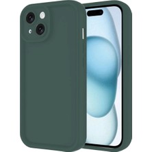 Alem Iphone 14 Kılıf Viera Silikon - Koyu Yeşil