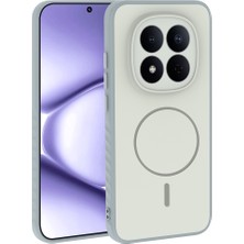 M.TK Moveteck Xiaomi Redmi Note 15 Pro 4g Kılıf Kamera Korumalı Magsafe Şarj Özellikli Yumuşak Kenarlı Hassas Butonlu Mat Silikon Kapak