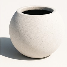 Hobi Tarım Beton Küre Saksı 27X30CM
