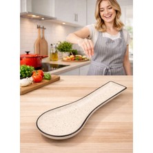 Kitchen Pembelia Seramik Kirli Kaşıklık Altlığı Kepçe Kaşık Nihalesi Kaşık Altlığı