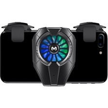 Marsilyan DL06 Rgb Radyatör Telefon Soğutucu Fan - Siyah