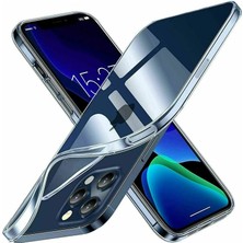 Alem Iphone 15 Pro Kılıf Lüx Şeffaf Silikon