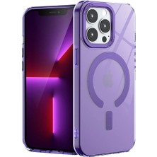 Alem Iphone 14 Pro Max Kılıf Troy Magsafe Kapak - Mor