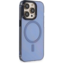 Alem Iphone 14 Pro Max Kılıf Anka Pc Magneticsafe Sert Metal Kapak - Sierra Blue