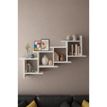 Rafixa Modern Geometrik Duvar Rafı Model 118