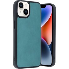 Alem Iphone 14 Kılıf Aras Deri Kapak - Açık Yeşil