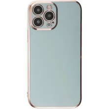 Alem Iphone 15 Pro Max Kılıf Volet Silikon - Açık Yeşil