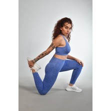 gymphoenix Milano Saks Mavisi Bra Tayt Takım