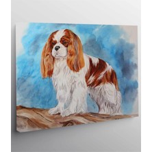 Mushen Studıo Köpek Resimli Kanvas Tablo