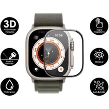 Teknosepetim Aparatlı Ultra 49 mm Cam Ekran Koruyucu Otomatik Kolay Uygulama Aparatlı Hizalamalı Tam Kaplayan 49MM Ekran Koruyucu Watch Ultra 2