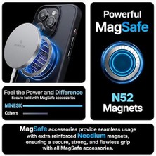 16 Pro Için ile Uyumlu Fusion Mat Serisi Kaliteli Orijinal Versiyon Kılıf Metal Tuş Takımı ve Ultra Güçlü Gerçek Mıknatıslar Şık Tasarım Kılıf (Siyah, 16 Pro)