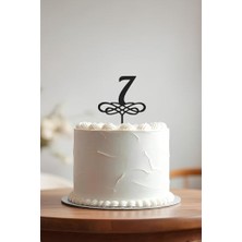 7. Yaş Doğum Günü Pastası Süsleme, Pasta Süsü, Yeniden Kullanılabilir, OCT27