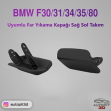 AutoPit 3D Bmw F30/31/34/35/80 Uyumlu Ön Tampon Far Yıkama Kapağı Sağ-Sol Takım
