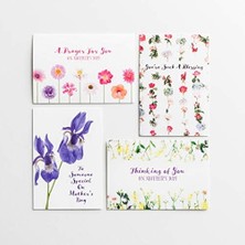 Dayspring Günü Kartı Çeşitleri - 24 Çeşitli Çiçekli Kutulu Kart (70925)