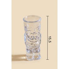 Glamis Selen Concept Tropikal Model El Yapımı Cam Kokteyl Bardak 4'lü Set