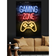 Mushen Studio Mushen Studıo Gaming Zone Dekoratif Kanvas - Mdf Ahşap Tablo