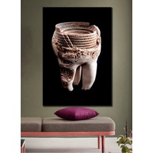 Mushen Studio Mushen Studıo Dent,dental Dekarasyon,ağız ve Diş Sağlığı Polikliniğ,diş, Dekoratif Dişçi,diş Hekimi Kanvas Tablo