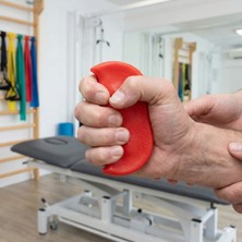 Atachair Silikon Fizik Tedavi ve El Egzersiz Elciği - Parmak Bilek Güçlendirme Yüzüğü (Sert)
