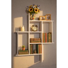 Rafixa Modern Geometrik Duvar Rafı Model 131