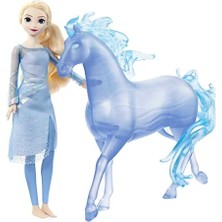 Mattel Karlar Ülkesi ve Güzel Atı Nokk Karlar Ülkesi Oyuncakları, Bebek ve Su Nokk'u Figürü HLW58