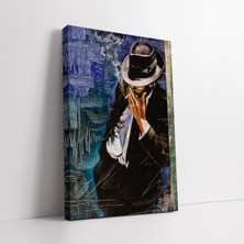 Mushen Studıo Sigara Içen Adam Kanvas Tablo