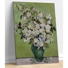 Mushen Studıo Vincent Van Gogh - Vase Of Roses Tablo - 40CM x 60CM