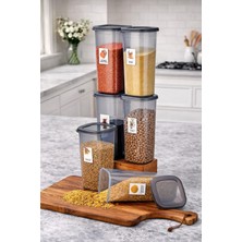 Celsen Home 6'lı Mega Boy Erzak Saklama Kabı 1750 ml