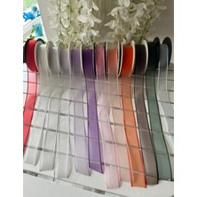 Helvacıoğlu Çikolata Şifon Kurdeleler, 12 Renk Çeşitli Ebatlarda, 90 Metre, 2.5 cm Genişliğinde.